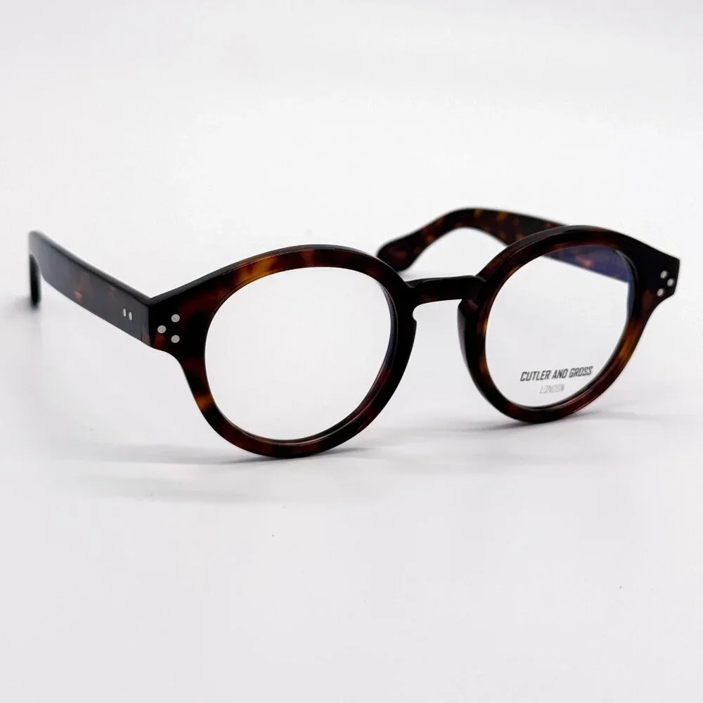 NEW CUTLER AND GROSS EYEGLASSES CG1291V2 002 HAVANA UNISEX EYEWEAR